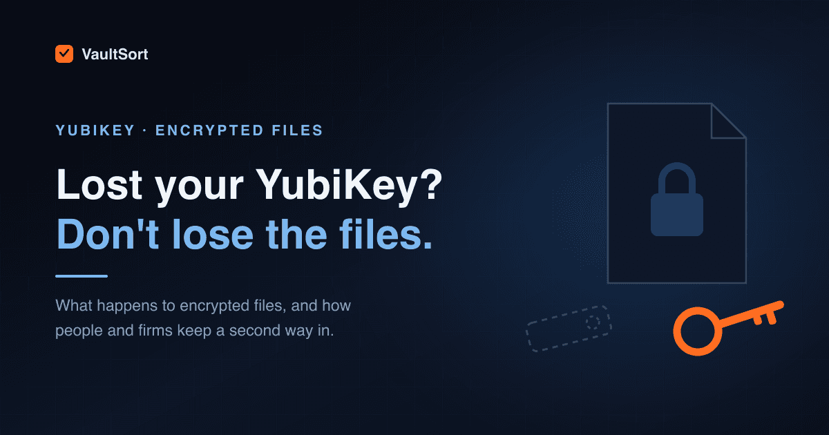 Lost Your YubiKey? What Happens to Your Encrypted Files (and How Firms Make Sure It Never Matters)